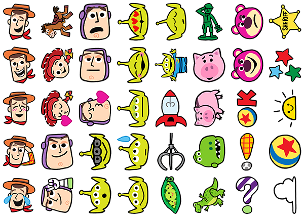 三丽鸥防水贴纸经典卡通玩具总动员可爱素材手帐日记手机壳家居