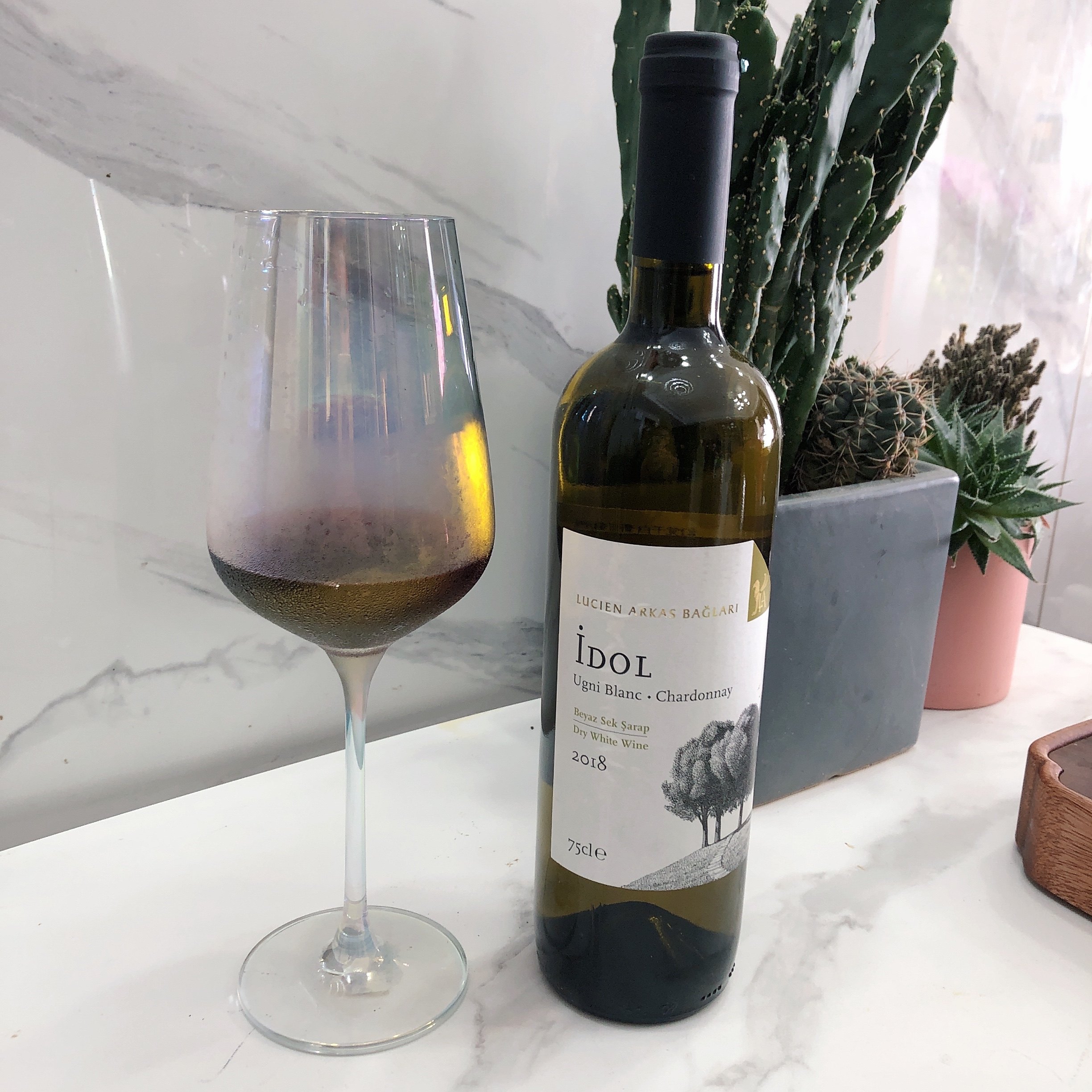 土耳其原装原瓶进口idol幻觉干白葡萄酒lucien arkas