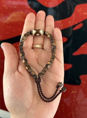 老三眼天珠玛瑙新沉香手串10.5m