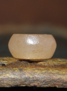 高古老玛瑙碟珠7.5×3.5mm