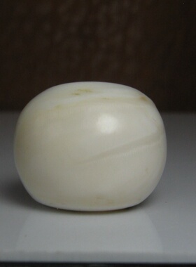 藏传喜旋老白贝壳珠15mm