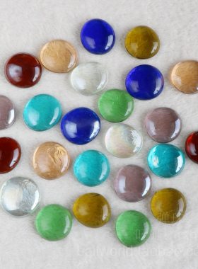 大号围棋子多色花瓶马赛克扁珠