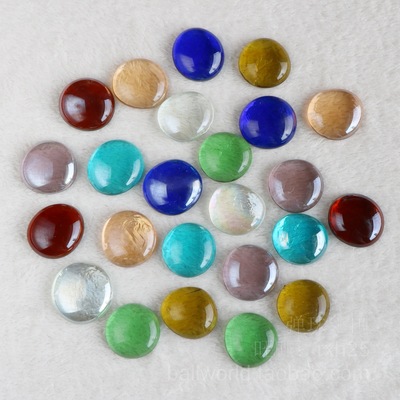 大号围棋子多色花瓶马赛克扁珠