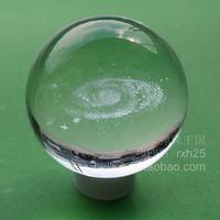 Galaxy 3D model, solar system, white crystal ball, creative craft, novel gift, crystal decoration thumbnail 3