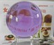 浅紫色水晶球玻璃球透明水晶珠摆件高档装 10厘米可订制 饰直径2