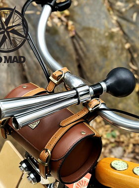 NOMAD单车气喇叭骑行装备复古自行车个性配件手动式电镀气囊喇叭