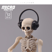 Dollhouse娃娃屋模型1 12分食玩场景 迷你耳机模型小家电微缩模型