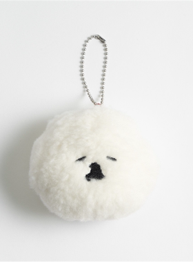 日本煤炉购回CLASKA*MAMBO可爱比熊毛绒狗宝宝挂饰挂件冰箱贴摆件