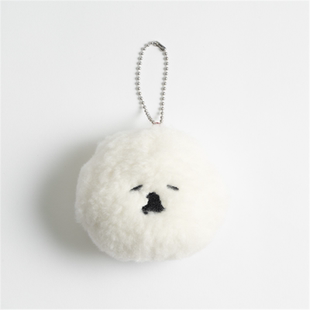 日本煤炉购回CLASKA*MAMBO可爱比熊毛绒狗宝宝挂饰挂件冰箱贴摆件
