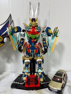 正品明迪高档礼盒拼装装积木深渊巨神元素龙神正版授权超星龙骑