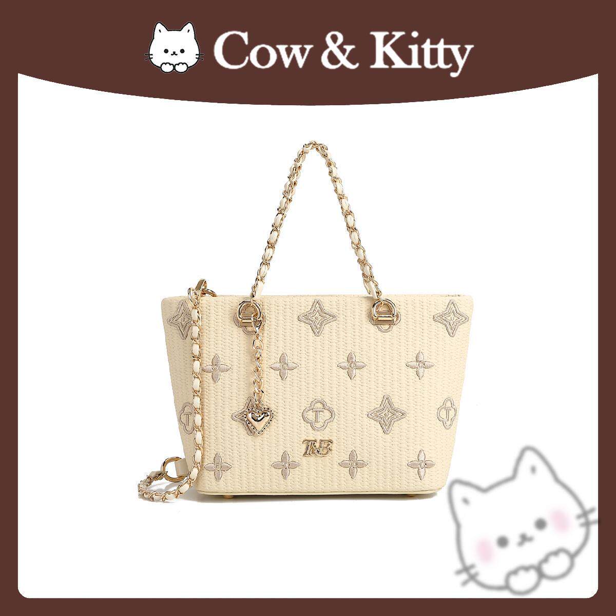 Cow&Kitty大容量女包休闲百搭通勤菜篮子单肩斜挎包时尚斜挎包女