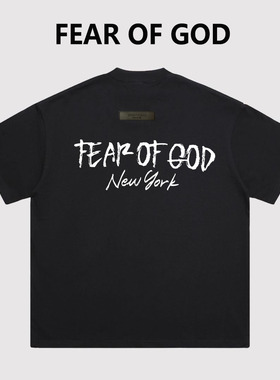 FEAR OFGOD复线纽约限定ESSENTIALS美式潮牌夏季宽松短袖T恤男女