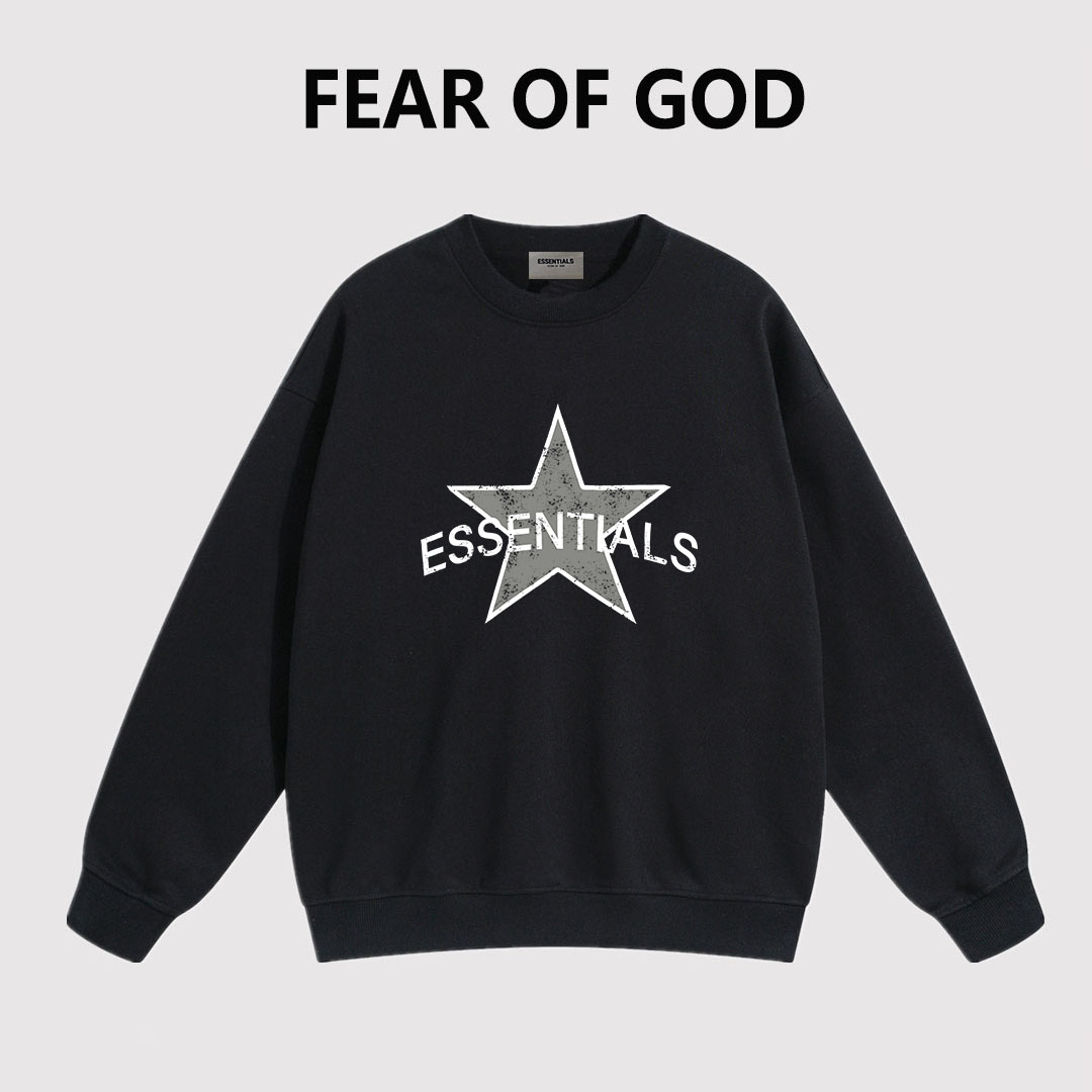 ESSENTIALS潮牌简约星星圆领卫衣