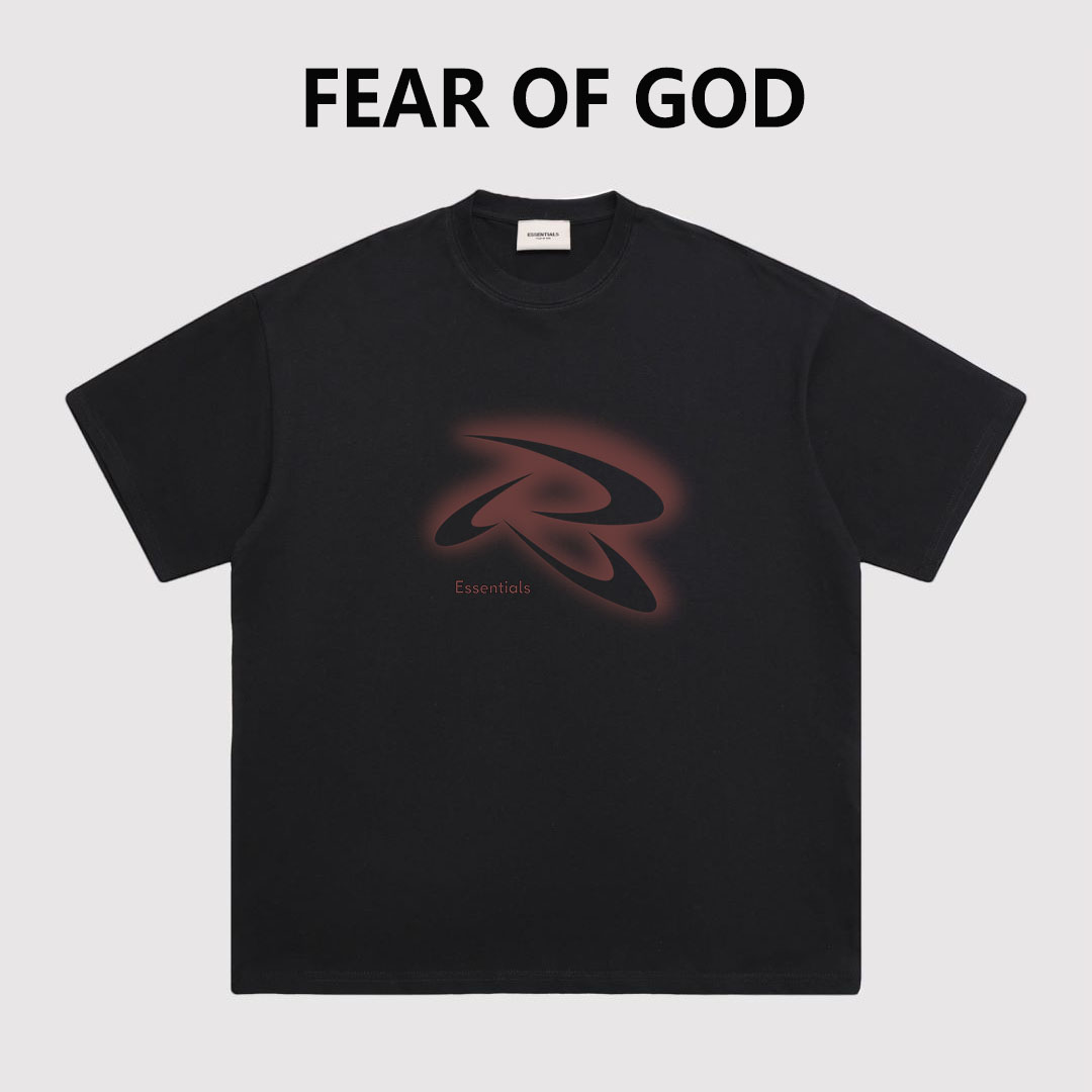 袖FOG美式霓虹飞盘短袖T恤男半袖