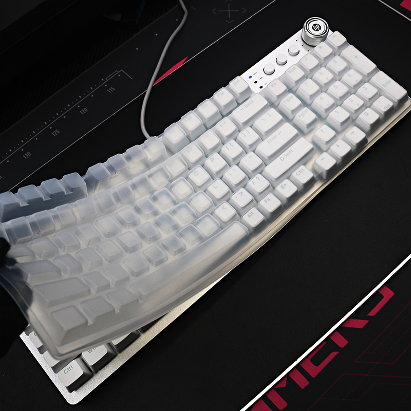 天翅全覆盖键盘膜仅适合HP惠普GK100S机械键盘保护膜防尘专用套