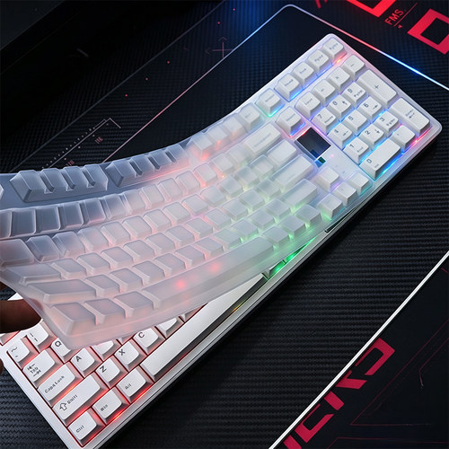 天翅键盘膜适合VGN V98PRO V4机械键盘保护膜硅胶防尘套键盘罩子