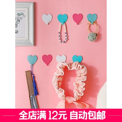 装饰挂钩不锈钢爱心粘钩