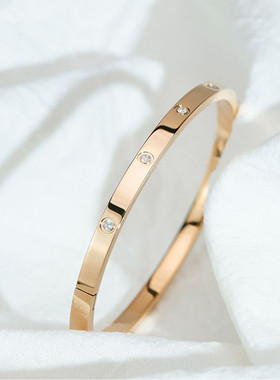 不锈钢挚柔钛钢不掉色欧美女