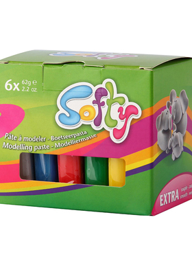 比利时达薇DARWI儿童粘土橡皮泥土soft环保植物色素油泥套装白色