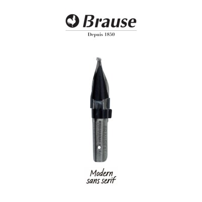 Brause圆头尖笔尖装饰字体