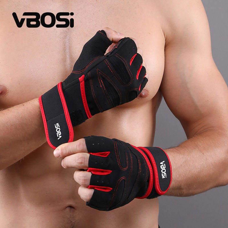 vbosi半指手套举重哑铃运动健身防护骑行登山护具户外工厂,运动/瑜伽/健身/球迷用品,运动护腕,淘宝优惠券,粉丝福利购,淘宝优惠卷
