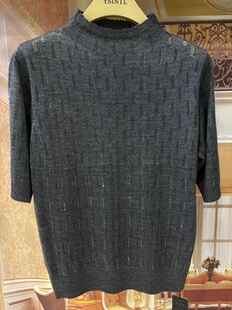 美洋精品五分袖 奥斯飞尔毛衣短袖 优质薄款 上市2025年夏季 新款