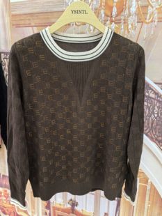 显瘦气质百搭针织衫 羊毛上衣圆领修身 女装 奥斯飞尔秋冬款