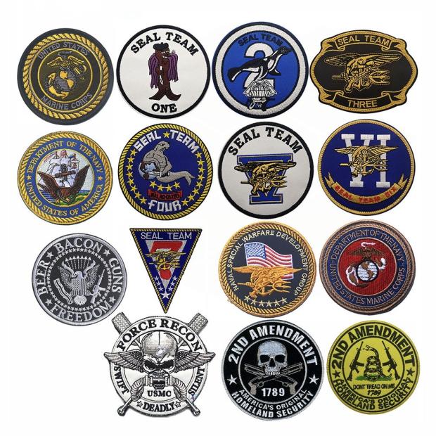 海豹突击队U.S.ARMY刺绣魔术贴章