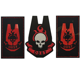 光环地狱伞兵halo odst游戏周边魔术贴章星盟舰队徽章光晕2士气章