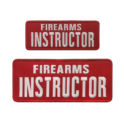 INSTRUCTOR枪械教官大背贴胸章