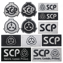 SCP基金会魔术贴章特遣队臂章刺绣徽章标志超自然现象爱好者背贴