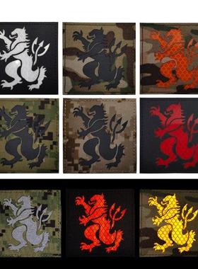 DEVGRU海豹背包贴章反光黄金团队狮子战术臂章MC美海豹突击队徽章