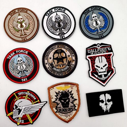 141使命召唤臂章幽灵COD背包章