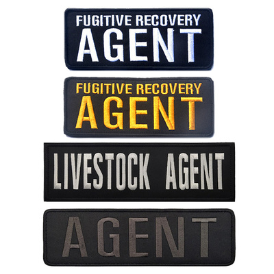 LIVESTOCKAGENT刺绣魔术贴章