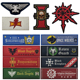 WarHammer英文士气章40K战锤背包魔术贴章动漫影视长条胸章战神
