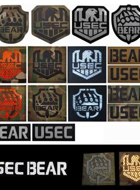 夜间高亮度反光背包贴章IR补丁逃离塔科夫USEC俄罗斯BEAR魔术贴章
