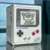 PTCG卡牌收纳盒自制DIY GAMEBOY复古砖头游戏机宝可梦 笑笑回来喽