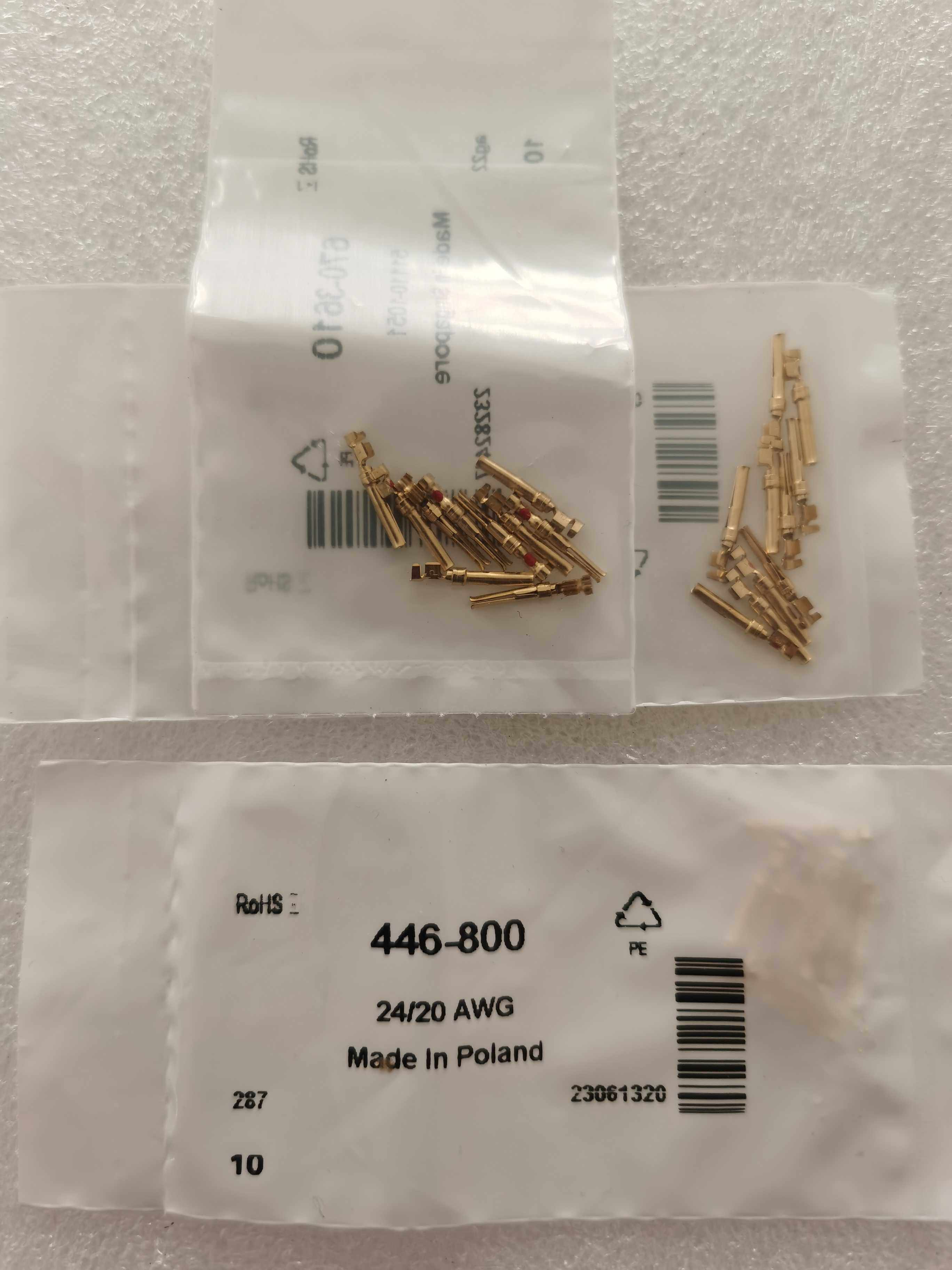 446-800 24/20 awg 原装进口 波兰poland接线针