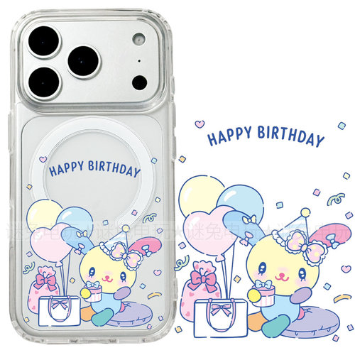 适用iphone18promax苹果18pro手机壳MagSafe磁吸18透明17promax日系花小兔17多巴胺兔子16三星16e保护套17e