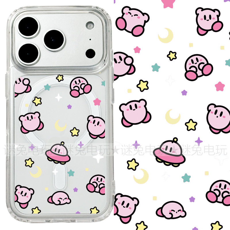 适用iphone18promax苹果18pro手机壳MagSafe磁吸18透明17promax星之卡比17日系16卡通15三星16e保护套14/17e