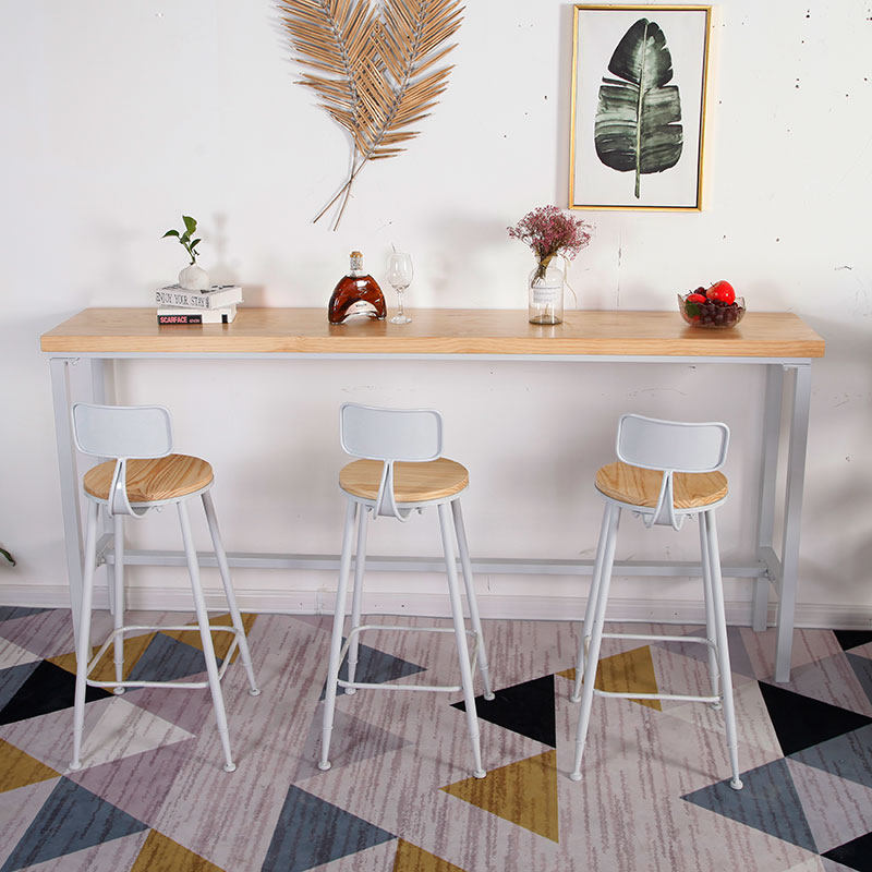 Northern Europe solid wood household Iron art Bar counter Tables and chairs Tea shop balcony Strip Tall tables Wall bar Tables and chairs combinationin the Business/Office Furniture , Entertainment/Bar/KTV Furniture , Bar Desk  category - from Buy2taobao.com to provide professional Taobao agent buy service