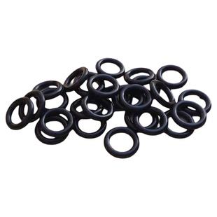 10个装厨房水龙头冷热16/8/24旋转出水管弯管0型密封胶圈面盆菜盆