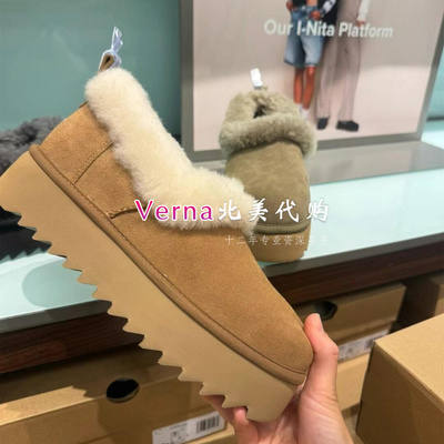 美国代购雪地靴女鞋女士茸茸毛鞋