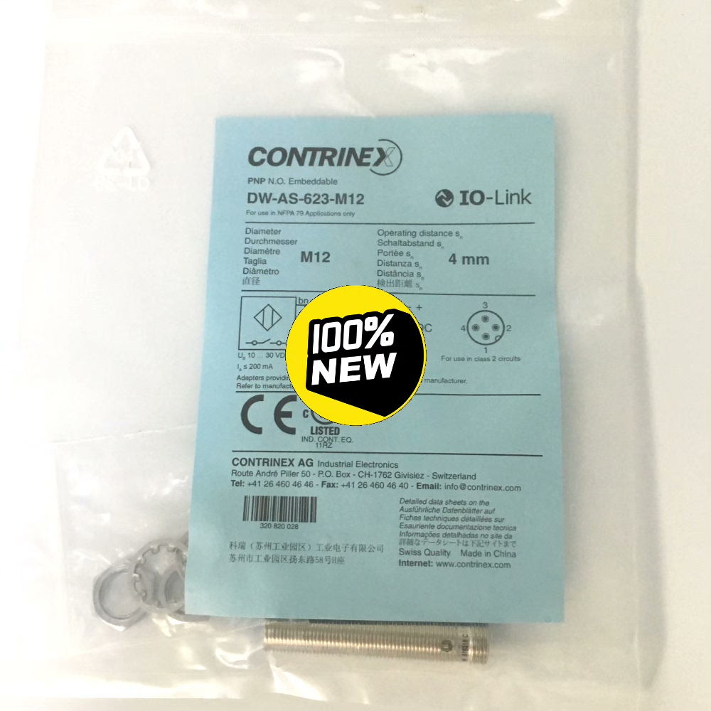 正品现货瑞士科瑞CONTRINEX接近传感器DW-AS-62议价下单