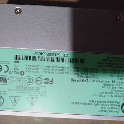 检修HP DL580G6 G7 1200W电源模块。HSTNS-详询