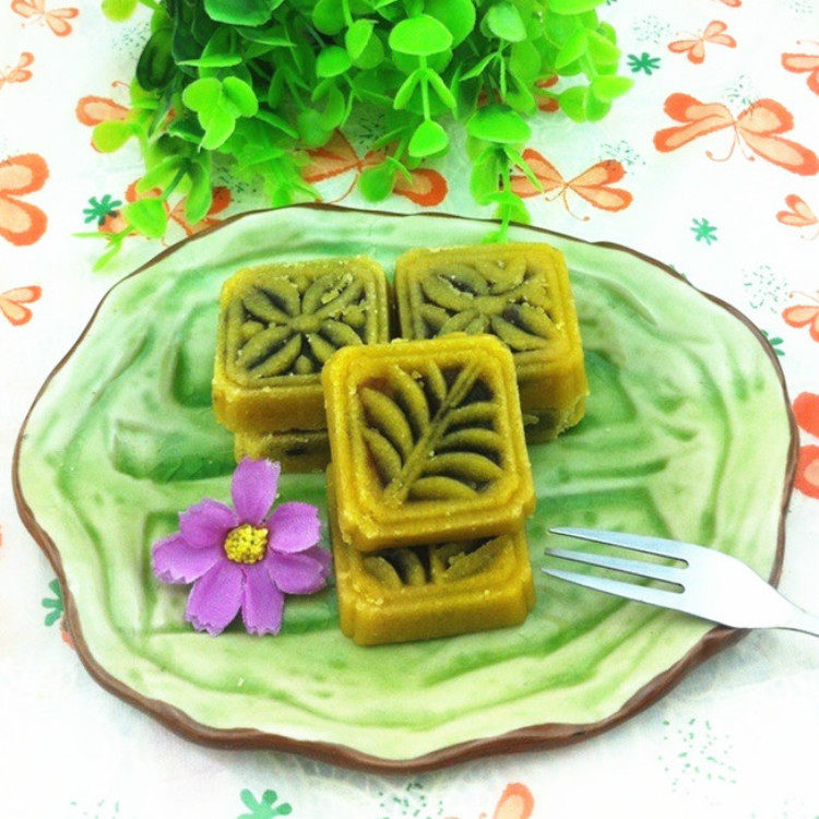 上海特产老香斋绿豆糕点心传统小吃零食儿时回忆夏季清凉食品