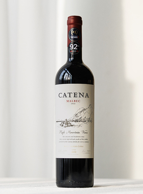 阿根廷之光 JS92分卡帝娜马尔贝克Catena malbec mendoza红葡萄酒