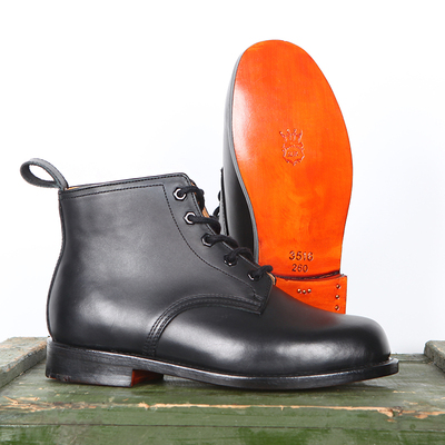 3516手工皮底高帮皮鞋舰艇靴真皮