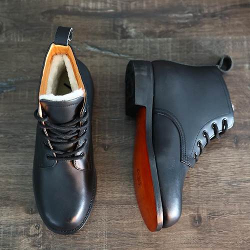 3516厂复古高腰马丁靴