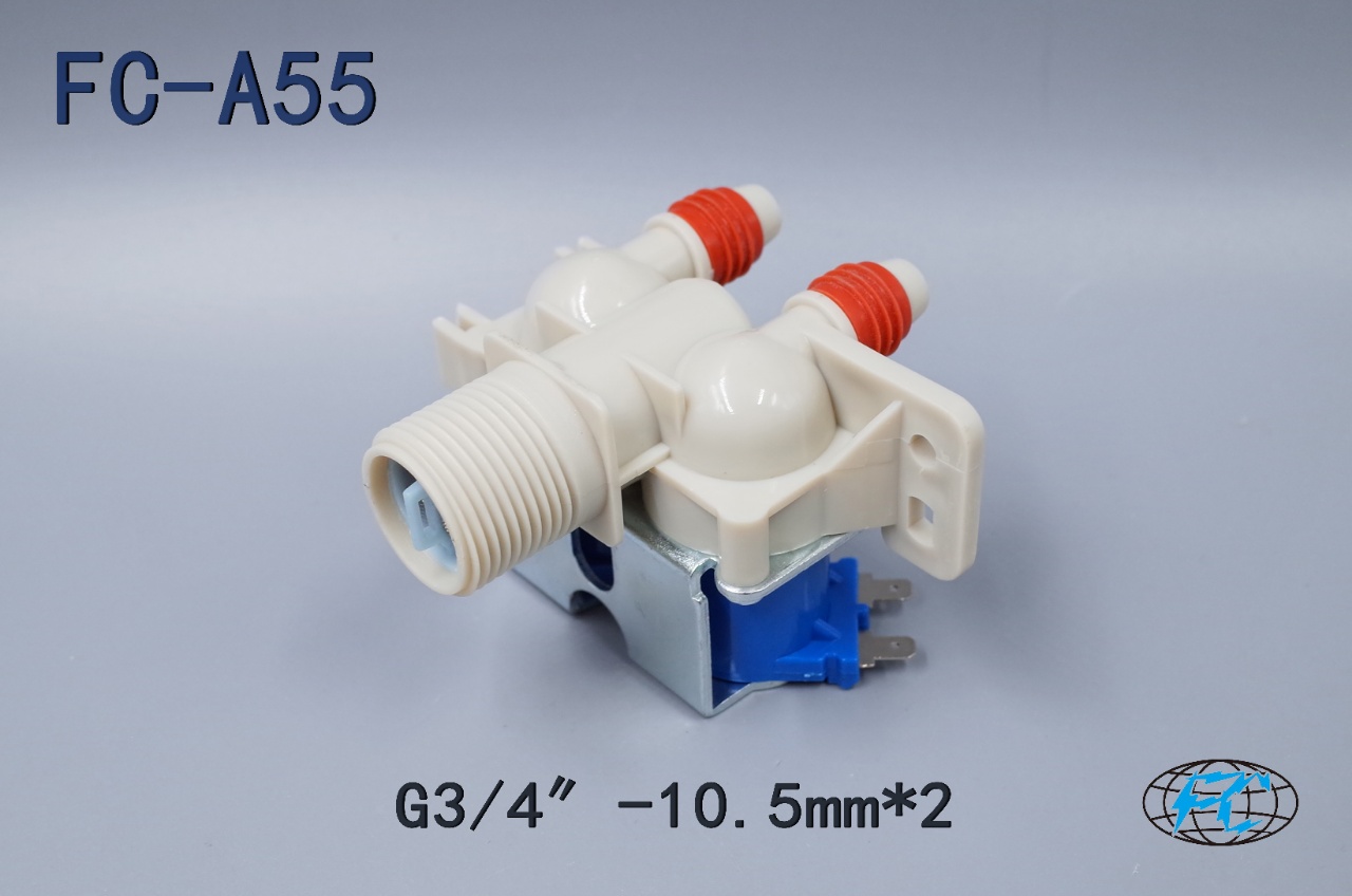 LG适用常闭电磁进水阀12v6分直通M10.5全自动洗衣机配件开关阀